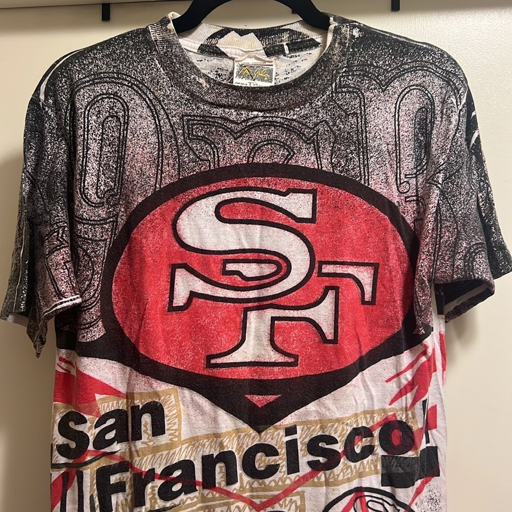 Rare vintage Magic Johnson 49er Tee M - Picture 2 of 9